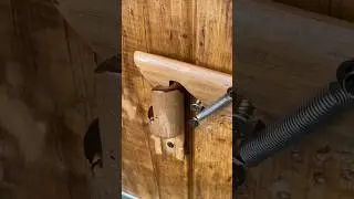 Simple idea with automatic gate latch lock # mechanism lock # DIY # Craft Bamboo