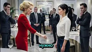 «ПОДНИМИ ЭТО С ПОЛА СЕЙЧАС ЖЕ» — начальница кричала на официантку… но она не знала, КТО сидит в зале