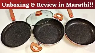 Unboxing Prestige Omega Festival Pack Induction Bottom Cookware Set (Aluminium 3 Pc) Honest Review!!