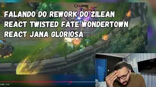 O REWORK DO ZILEAN + REACT SKIN DO TWISTED FATE E JANNA