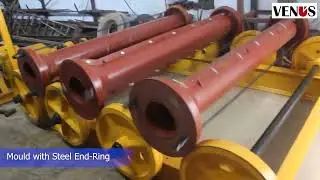 Venus 3 seater Moulding Machine  | RCC Pipe Making Machine