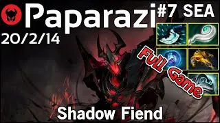 Paparazi plays Shadow Fiend!!! Dota 2 Full Game 7.19