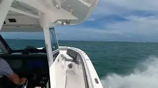 Everglades 395 CC - Twin Mercury 600 V12s Running Offshore