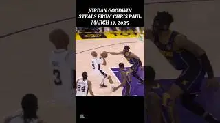 Jordan Goodwin STEALS the ball from Chris Paul 😳 #shorts