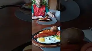 Фирменная яичница Ресторан Клуб-Отель ВЫСОКОЕ Смоленск #еда #restaurant #food #breakfast