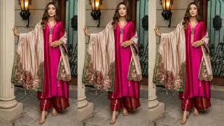 Latest Punjabi Palazzo Suit Design  |  Simple & Stylish Summer Collection  | Palazzo Suit  |  Summer