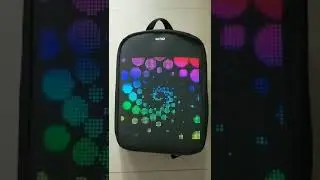 Hochwertiger Werberucksack mit LED-Anzeige / Emoticons / Animationen / GIFs 2
