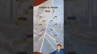 Brot Fr&uuml;her vs Heute #preissteigerung #geld #finanzen #news #statistics #inflation #preise