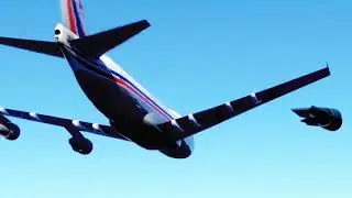 China Airlines Flight 358-Crash Animation 2 