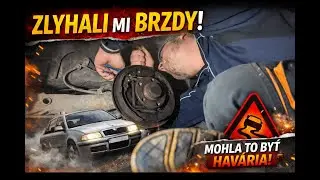 Zlyhané brzdy na Octavii I. Toto sa mohlo skončiť zle…