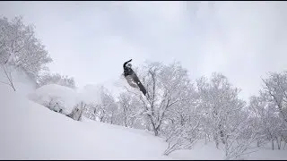 SEE IF YOU CAN KEEP UP | First tracks in deep powder at Niseko, Japan.