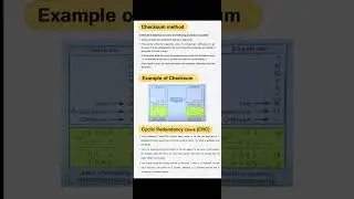 Checksum method# Digital Logic # IT education#goviral #viralshort