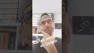 Karten sortieren an Ostern - so kommt eins zum anderen! 😃
