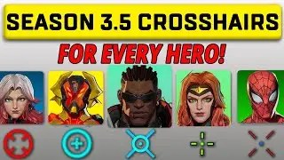 Marvel Rivals BEST Crosshair Settings For EVERY HERO (Season 3.5 Blade Edition)
