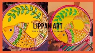 Mix. of Madhubani Art and Lippan Art 🎨 | Indian traditional art 