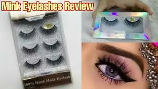Best Afordable Eyelashes | 6D Mink Eyelashes | Kashees Style Eyelashes | Anjieer 6D Eyelashe Review