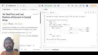 LeetCode 34 Explained | Find First and Last Position Using Binary Search | Python