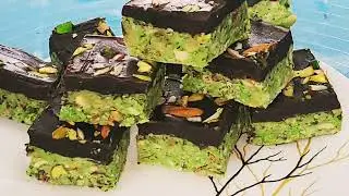 chocolate fudge #chocolate bar two layer chocolate Barfi #deliciouse #recipe