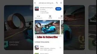 How To Download Ultimate Car Driving Simulator// #car #driving  #shorts
