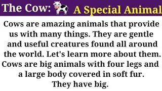 essay on cow| Write Your Cow Essay with 20 Easy Sentences by SK cartoon education