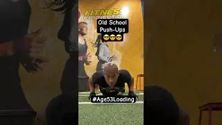 OLD SCHOOL PUSH-UPS😎😎😎 #Pushups #Fitness #Motivation