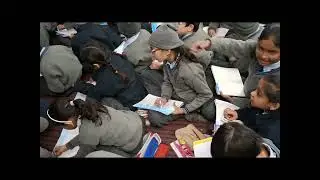 New Universal Public School organize a workshop for oil pastel colours.