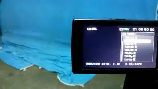 Date time imprint for recording in SONY NX100