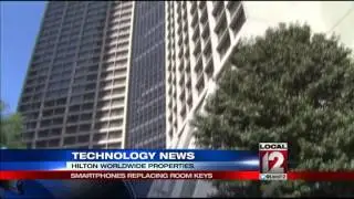 Hilton Hotels turn to smartphones instead of room keys