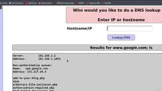 004 Running PHP Reverse Shell With Command Execution Vulnerability