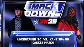 WWE 2k25 &mdash; Гробовщик '90 против Кейна '98: матч в гробу на Smackdown