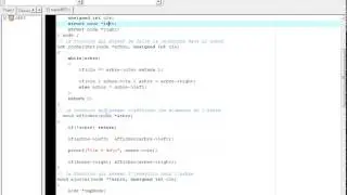 Binary tree (Arbre binaire de recherce) - Langage C