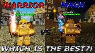 Rumble Quest - Warrior VS Mage which is better? (Roblox)