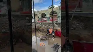 #work #weld #muddy #excavator #fire
