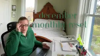December Monthly Reset - monthly goals, moving spending review, a weird month to budget for