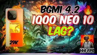 IQOO Neo 10 120 FPS Performance Test  Bgmi 4.2 With FPS meter  #IQOONEO10 #live #bgmi #pubg