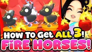 How to Get ALL 3 Fire Horses 🔥 | Adopt Me Lunar New Year 2026