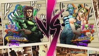 НОРИАКИ КАКЁИН против ДЖОЛИН КУДЖО - JoJo's Bizarre Adventure All Star Battle 2013