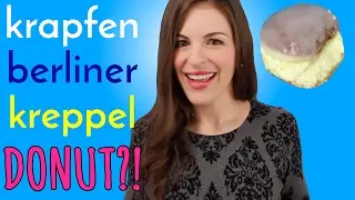 DONUTS IN GERMANY: Delicious, but LOTS of Names!!