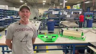 NEW! Table Top Docking Station for Pallet Paper Changing System (PPCS) from Action Engineering Inc.