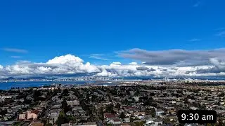 Oct 15th, 2025 | Aerial Timelapse of Storm Clouds over San Francisco Bay