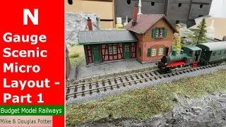 N Gauge Scenic Micro Layout - Part 1 - Scenery & Construction