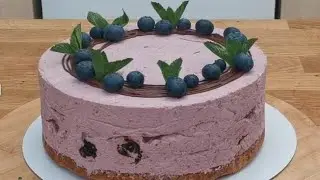 Labai skanus musinis  - putėsių tortas su vyšniomis