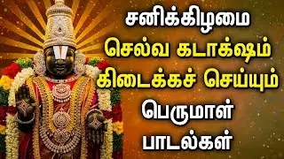 POWERFUL SATURDAY BALAJI TAMIL DEVOTIONAL SONGS | Lord Perumal Padalgal | Best Perumal Tamil Songs