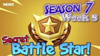 ☆ Season 7 - Week 8 ☆ Fortnite Secret Hidden Battle Flag Location!
