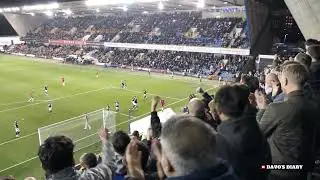 JOBE BELLINGHAM, HE'S ONE OF OUR OWN: Blues fans at Millwall