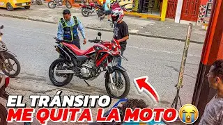 Sacando MI MOTO DE LOS PATIOS ( ME MULTAN ) 😭💔