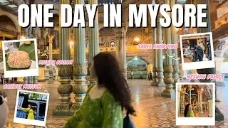 Mysore in 24 Hours😱 | One Day Mysore Itinerary | Palace, Food & Shopping