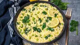 Vegan Lemon Orzo