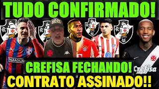🚨NEGÓCIO FECHADO!! VAZOU LISTA DE REFORÇOS E NOVO CAMISA 9 DO VASCO