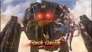 Granblue Fantasy: Relink Demo - Rock Golem - Zeta Solo - 08.47